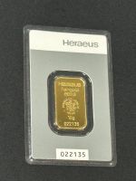 Goldbarren 10g HERAEUS AU 999 Nr. 5625 Niedersachsen - Peine Vorschau