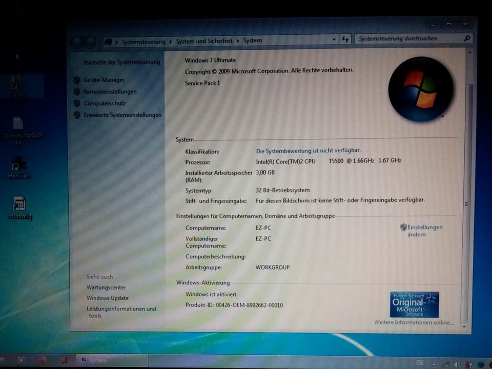 15" HP compaq NC8430 3 GB RAM Windows 7 in Braunschweig