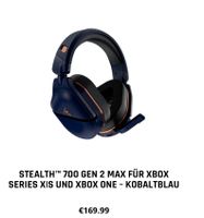 Turtle Beach Stealth 700 Gen 2 Max in Blau Baden-Württemberg - Tettnang Vorschau