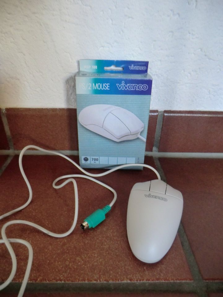 PC-Computermaus Vivanco Mouse mit PS/2 Anschluß in Großmehring