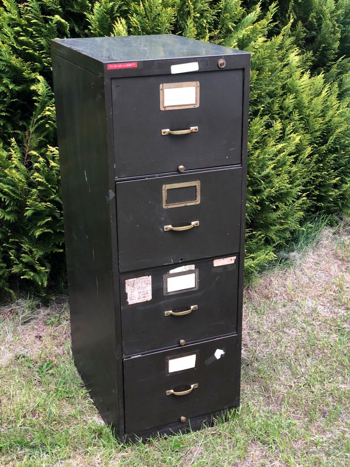 Vintage Aktenschrank Industrial-Stil Amerikanisches Militär in Trier