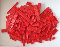 je 200 Lego  Basic Platten ein-/zweireihig rot; oder schwarz Niedersachsen - Wolfsburg Vorschau