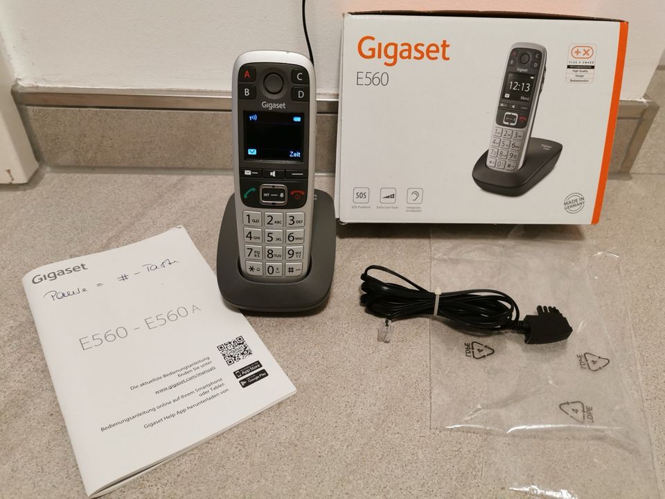 Gigaset E560 Premium Telefon DECT Grosstasten OVP TOP in Siegen