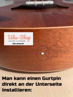 Ukulele Anleitung Gurtpins-Gurthalteknöpfe anbringen  uku-shop.de Bayern - Großaitingen Vorschau