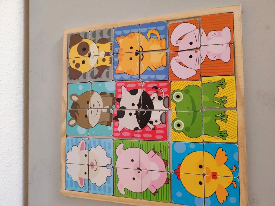 Kinderspiele, Puzzle Magnetspiel Bücher Kinder Spielzeug in Schöllnach