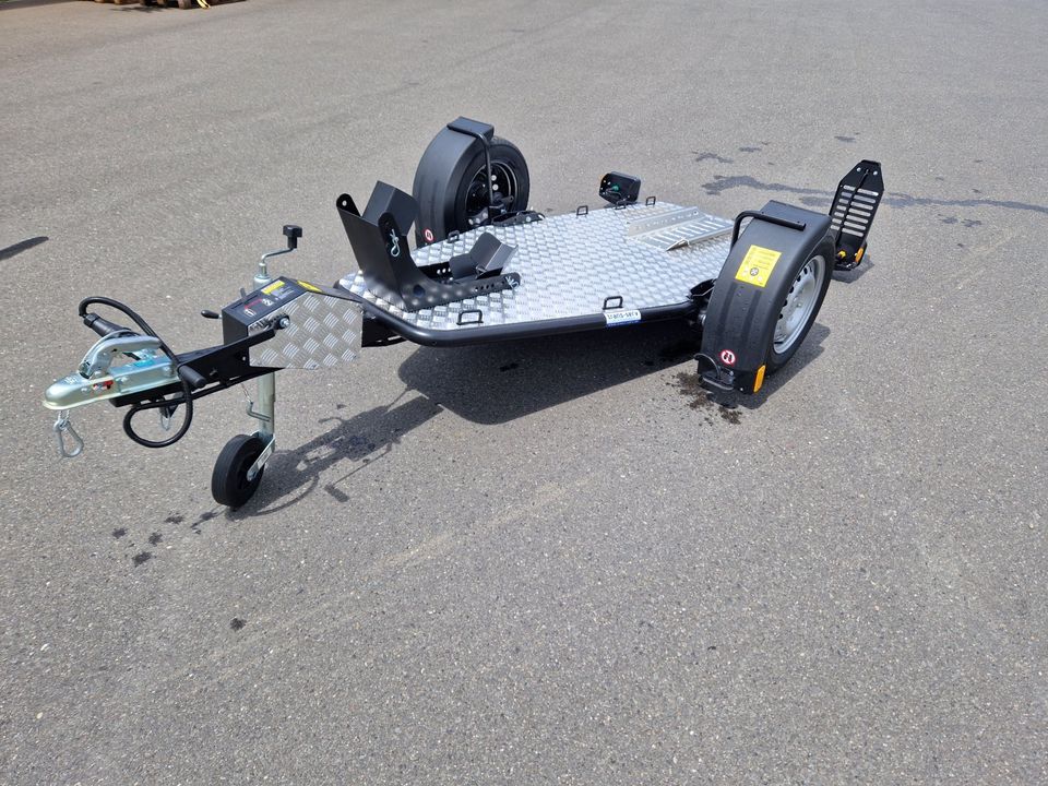 TOP Trailer Motorrad Anhänger Lorries MT-1 mit 750 kg NEU+SOFORT in Weilerswist