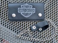 Portemonnee Geldbörse mit Kette Harley Davidson Nordrhein-Westfalen - Nottuln Vorschau