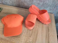 Lascana Pantoletten 36 37 + Cap orange Saarbrücken-Mitte - St Johann Vorschau