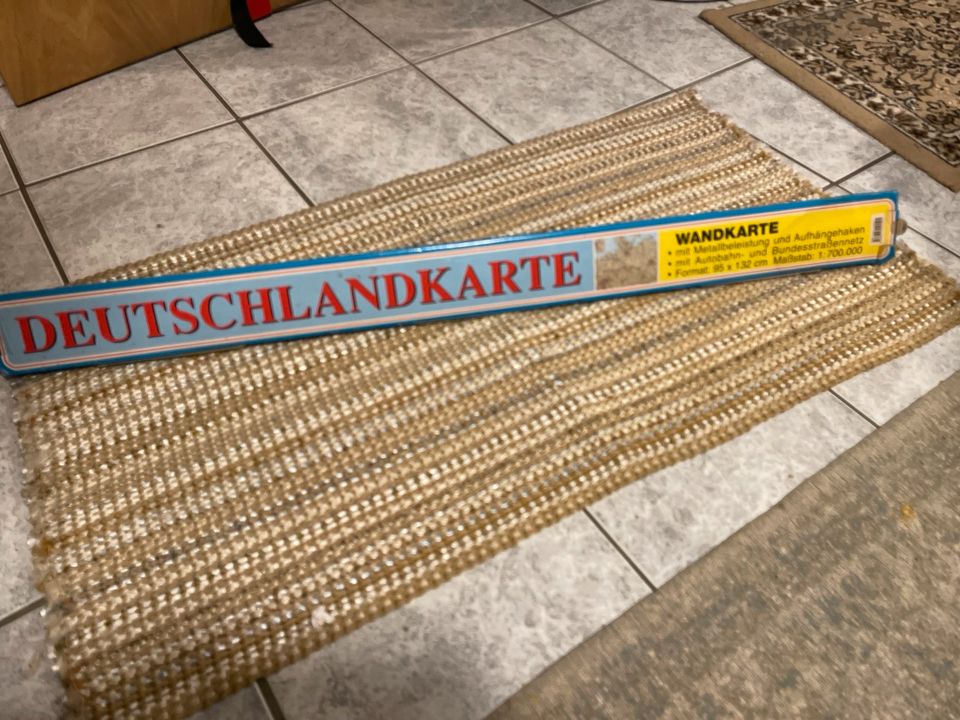 Deutschlandkarte. Wandkarte 95x132 cm in Altötting