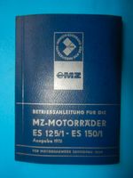 DDR Betriebsanleitung MZ Motorräder ES 125/1  ES 150/1 1973 23/48 Sachsen - Meerane Vorschau