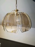 Hängelampe Esszimmer Lampe Messing / Glas Hessen - Groß-Gerau Vorschau