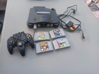 Nintendo 64 mit 1 Kontroller und 4 Spielen Niedersachsen - Heere Vorschau
