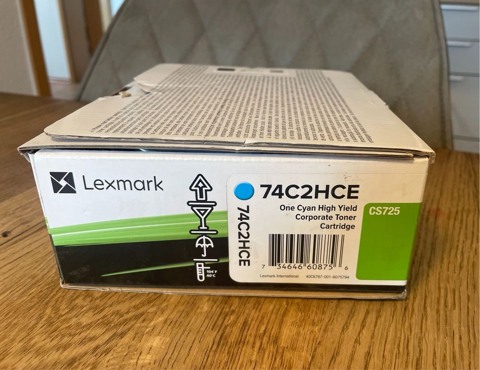 ✅Lexmark 74C2HCE Toner CS725 NEU in Arzbach