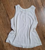 MNG Mango Bluse Gr S 36 38 cremeweiß weiß ohne Ärmel Thüringen - Arnstadt Vorschau