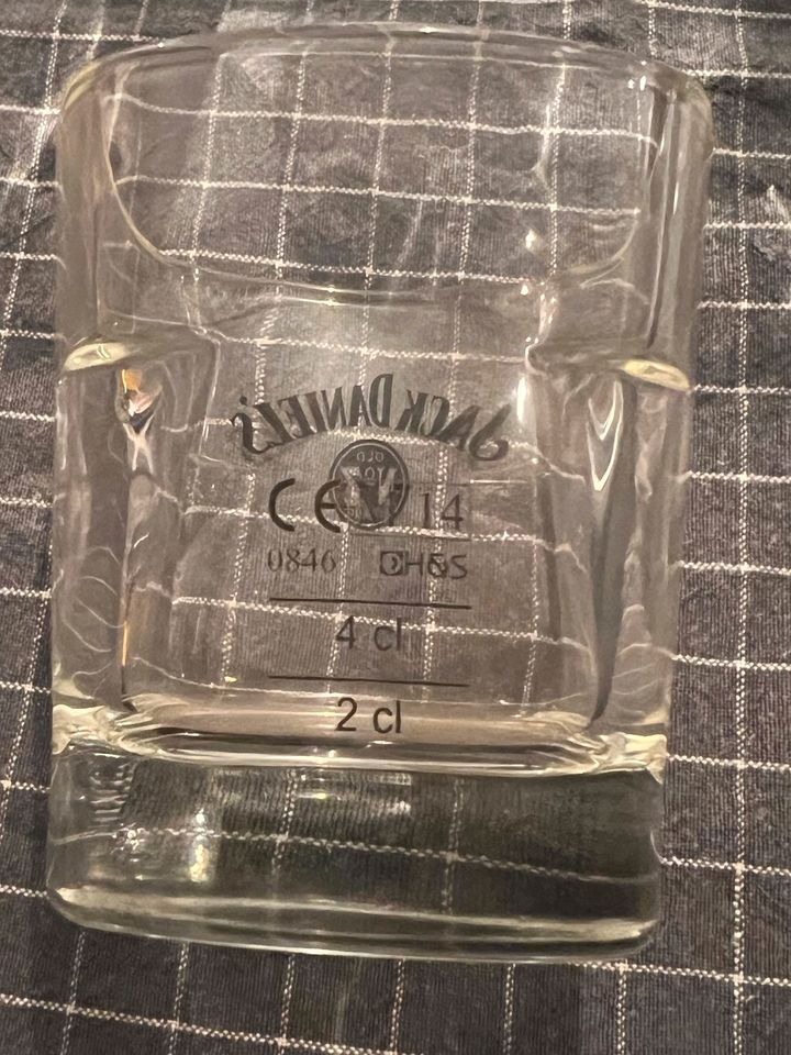 6 x Jack Daniels Whiskey Glas Tumbler No. 7 in Greppin