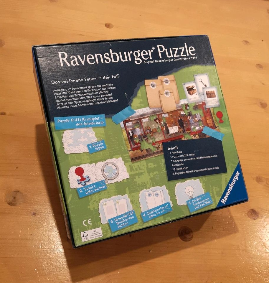 Ravensburger Puzzle x Crime 264 | das verlorene Feuer in Zaberfeld