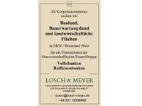 Kaufgesuch; Bauland, Bauerwartungsland und landwirtschaftliche Flächen in NRW und Rheinland-Pfalz gesucht Köln - Köln Dellbrück Vorschau