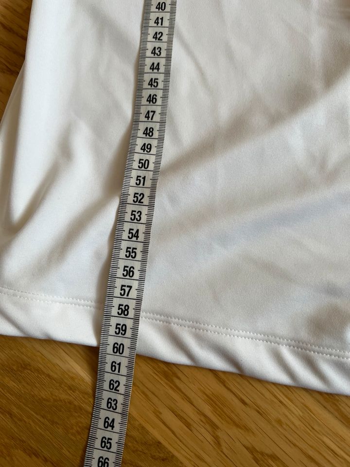 Pullover 36 38 Creme weiß V-Ausschnitt langärmelig Yoga Sport S in Simbach