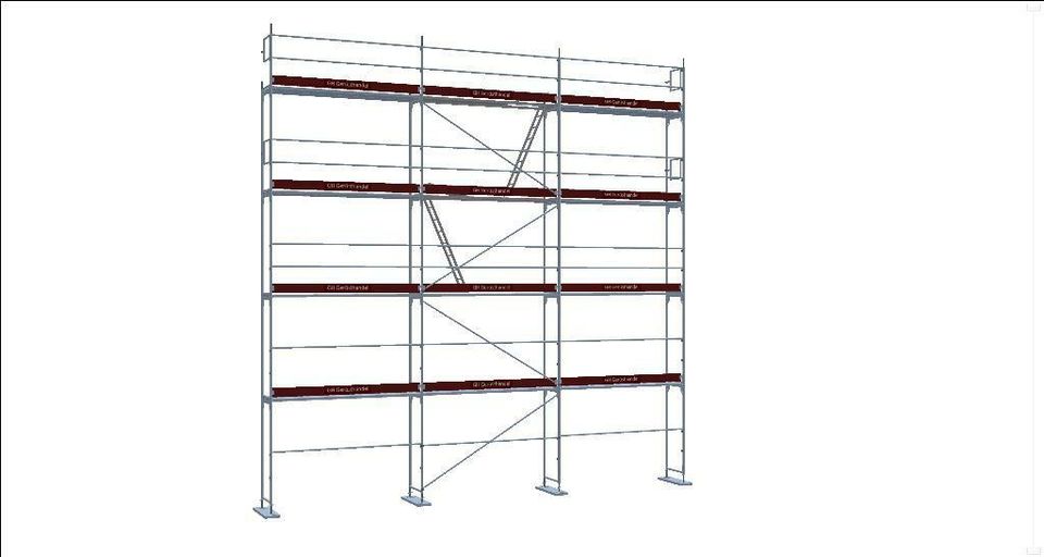 Baugerüste kaufen Layher Blitz Assco Gerüste kaufen ca. 98m² in Vöhringen