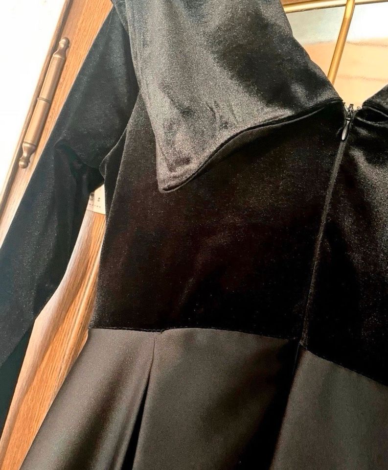 Abiye Abendkleid Ballkleid Schwarz Taft Samt Neu! in Köln