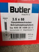 Butler Gipsplattenschrauben 3,5 x 55 Bohrspitze Ca. 2000 Stück Re Bayern - Gochsheim Vorschau