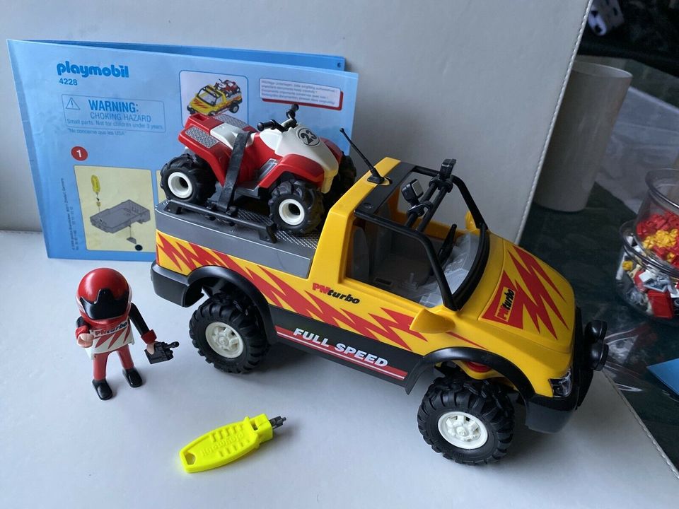 Playmobil 4228 Pick-Up mit Racing Quad in Kaiserslautern