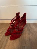 Rote offene Zara Heels gr. 38 neu Bayern - Neustadt an der Aisch Vorschau