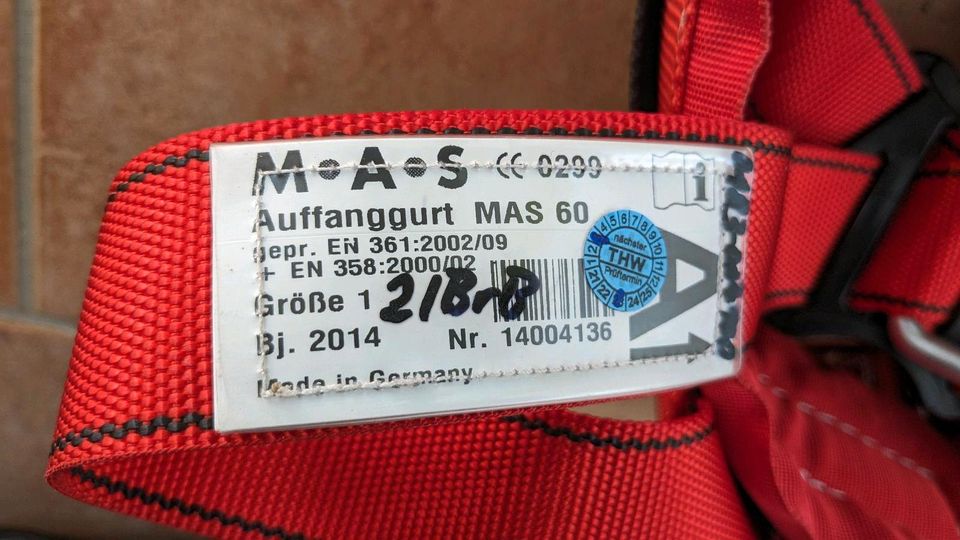 MAS 60 Auffanggurt Größe 1 Gurt PSA in Göda