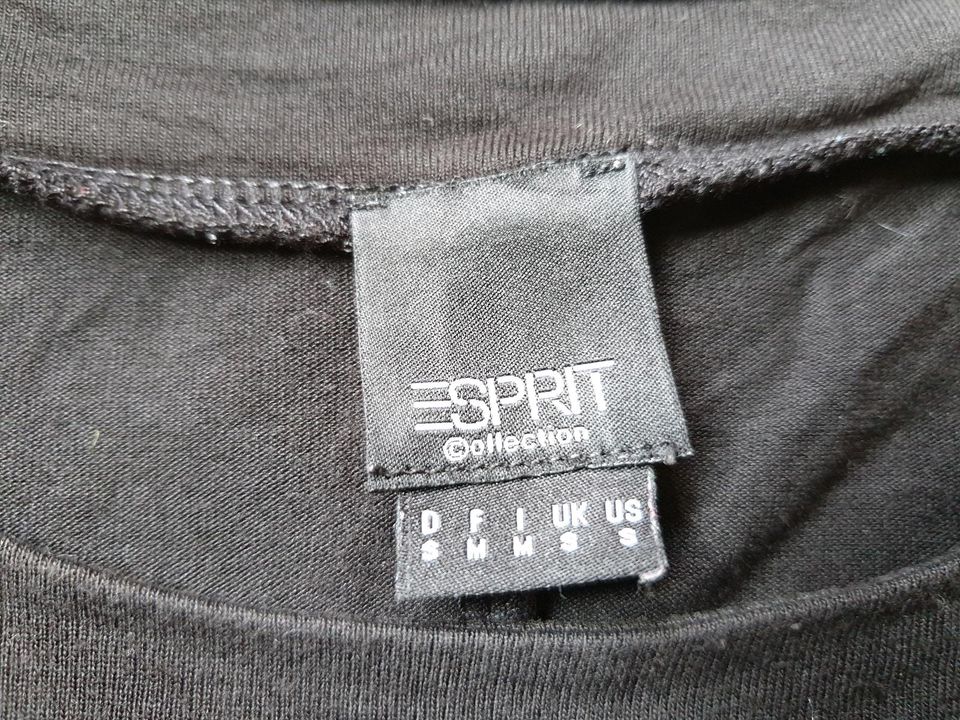 T-Shirt von Esprit schwarz mit Gold Gr. S in Coburg