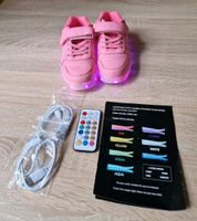 Sneakers Turnschuhe Mädchen In Pink mit LED Lichter Schuhe Gr: 30 Harburg - Hamburg Hausbruch Vorschau