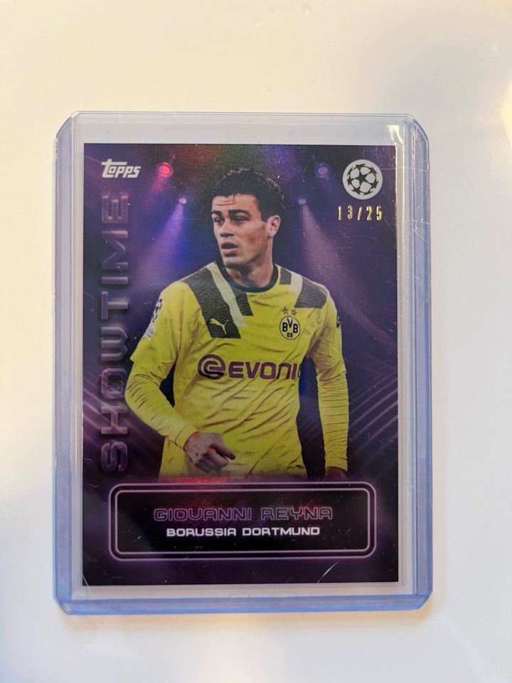 Topps Showtime Giovanni Reyna /25 in Swisttal