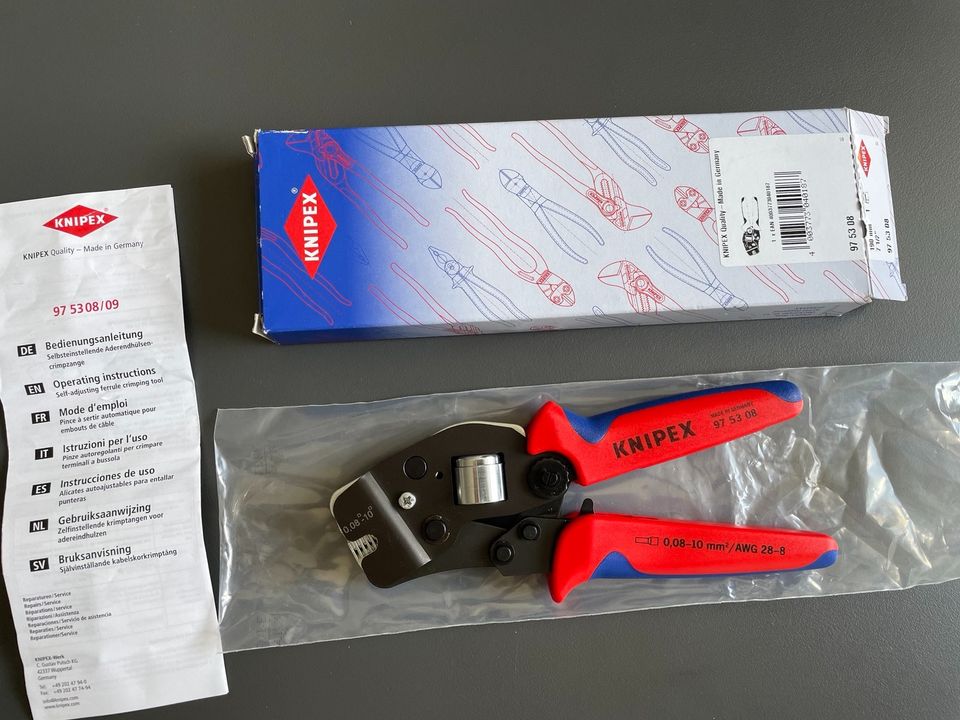 Knipex Würth Selbsteinstellende Crimpzange Twin NextStrip in Braunschweig