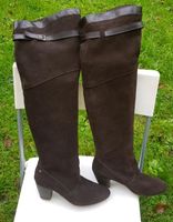 Mexx damen Overknie Stiefel gr.37 dunkelgrau,Wildleder West - Unterliederbach Vorschau