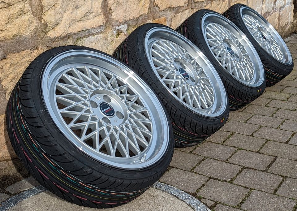 Borbet B 7x17 4x100 185/35R17 Golf 1 2 3 Scirocco 53 Passat Polo in Finkenbach-Gersweiler