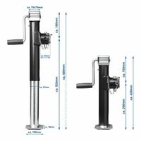 2x Ausdrehstütze klappbar 1000kg Abstellstütze 420-680mm Stützfuß Nordrhein-Westfalen - Hückeswagen Vorschau
