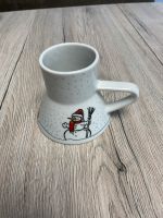 Porcelain, hand made, Unumkippbare, Schneemann Tasse neu Bayern - Kirchhaslach Vorschau