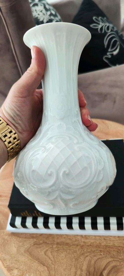 Wunsiedel Vase Weiß Verziert in Burladingen
