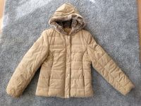 Winterjacke Steppjacke Y.O.U  beige camel Kapuze Kunstpelz 38 40 Bayern - Rudelzhausen Vorschau