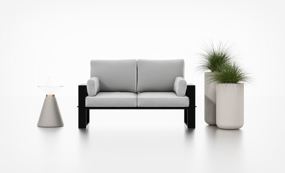 Gartenlounge Ecklounge Novara Lounge-Set Ecksofa Gartenmöbel in Borken