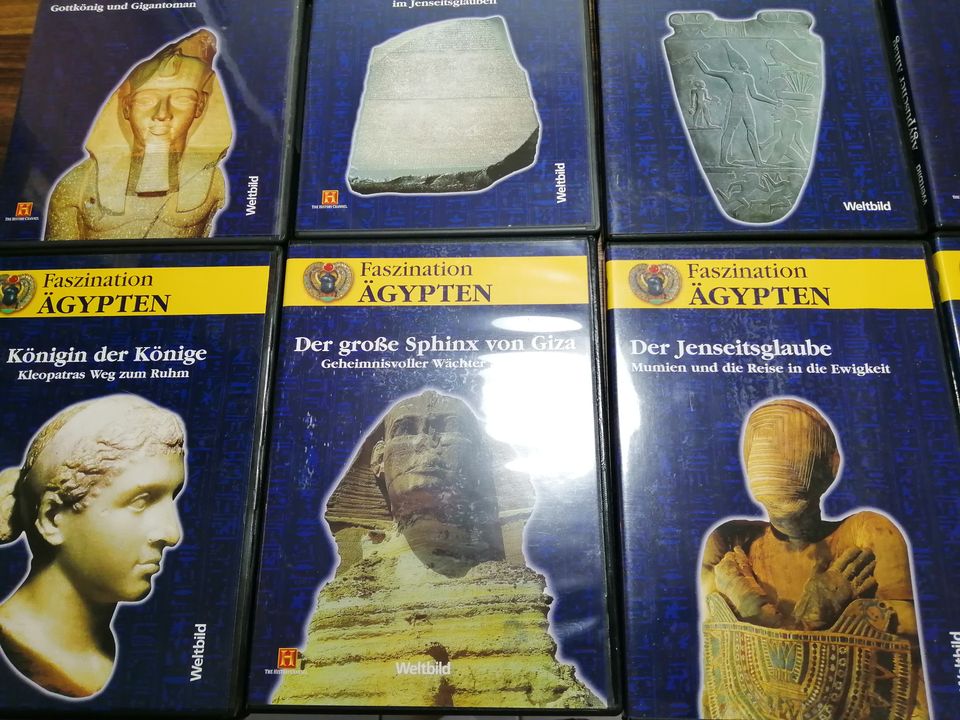 21 DVD Faszination Ägypten Sammlung Konvolut Weltbild Geschichte in Schkeuditz
