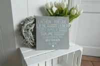 ❤Familie Hochzeit Holz shabby Deko Geschenk❤ Schleswig-Holstein - Ostenfeld (Husum) Vorschau