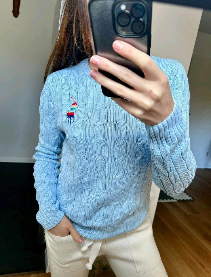 Blauer Pulli Ralph Lauren Gr.L in Konstanz