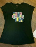 Cooles T-Shirt Pepe Jeans Schwarz Top S bunt rundhals Pailletten Nordrhein-Westfalen - Rees Vorschau