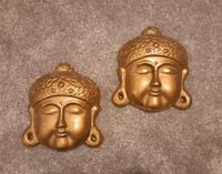 2 × Buddha Gold Wanddeko Deko Ton Keramik Wandbehang Boo Ethno Kreis Ostholstein - Neustadt in Holstein Vorschau