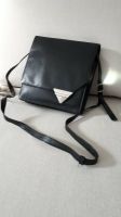 Top*** Crossbag Handtasche Leder Clutch schwarz Hessen - Hünstetten Vorschau