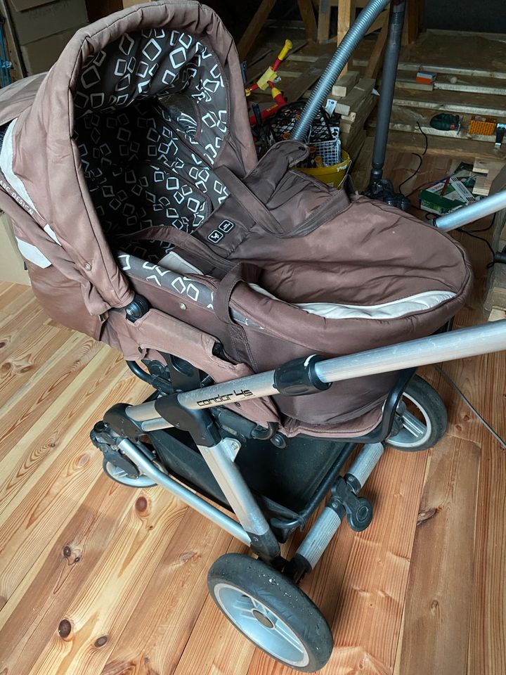 Kinderwagen ABC-Design braun beige in Ludwigsfelde