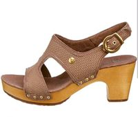 NEUW❤UGG Lumita Sandalen❤Plateau Clog Leder taupe braun 38 München - Schwabing-West Vorschau