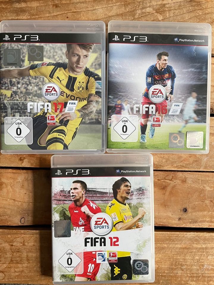 PS3 PlayStation Spiel FIFA 12 16 und 17 Fußball in Dresden