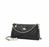 Mini Tasche clutch Handtasche echt Leder echtleder schwarz Gold Kreis Pinneberg - Schenefeld Vorschau