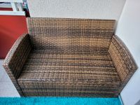 2 Sitzer Rattan Lounge Sofa von Merxx für kleine Stellflächen Nürnberg (Mittelfr) - Südoststadt Vorschau